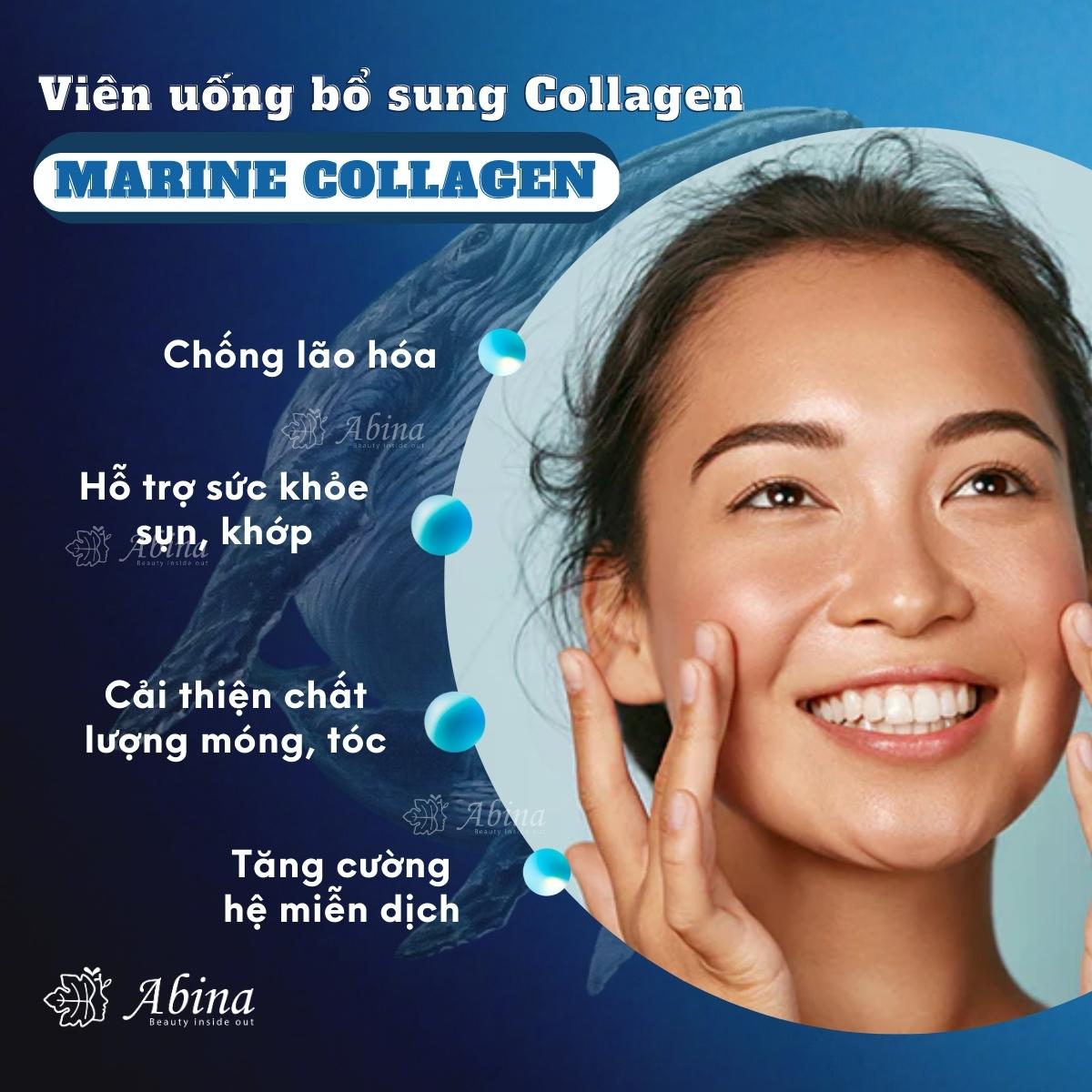 viên uống collagen biển sâu Marine Collagen Deep Blue Health