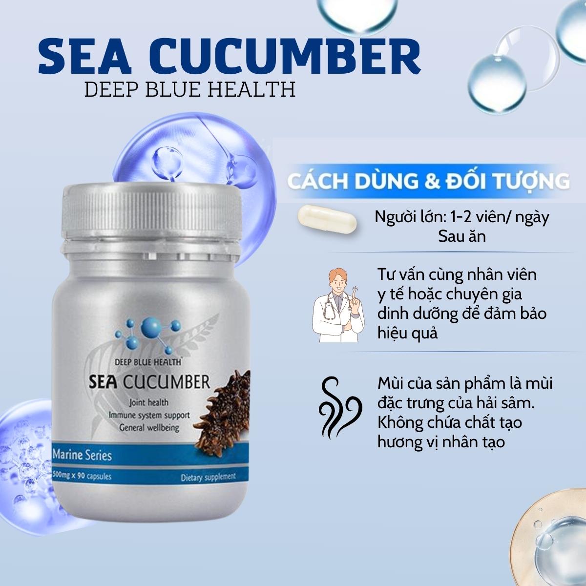 Viên Uống 100% Hải Sâm Deep Blue Health Sea Cucumber